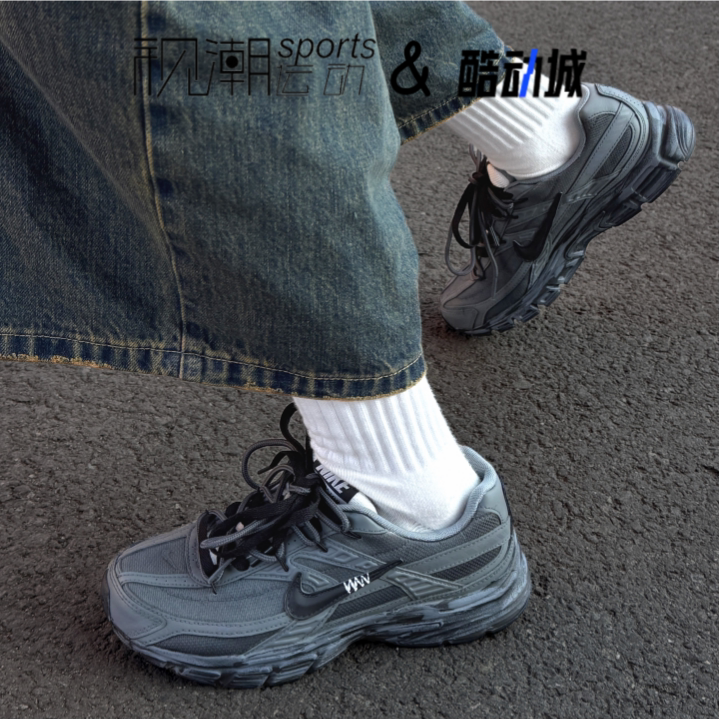 球鞋定制Nike耐克Initiator 绿野仙踪男高街机能风做旧休闲跑步鞋
