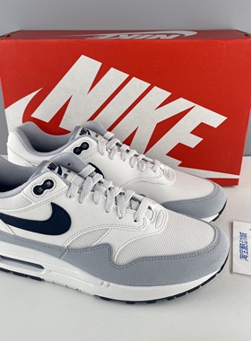 Nike耐克Air Max 1 白灰色男减震防滑舒适简约休闲鞋FD9082-002