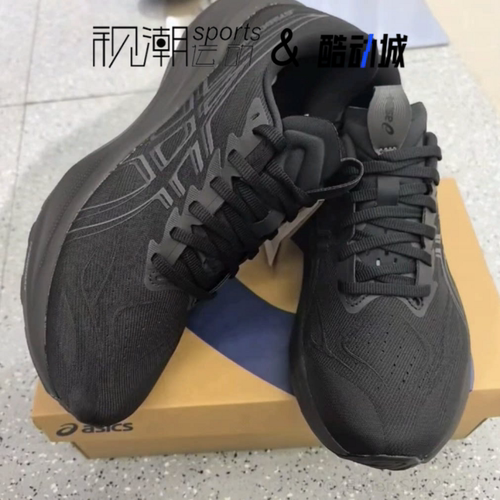 亚瑟士GT-200014黑灰色百搭跑鞋