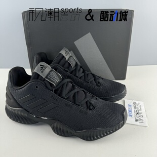 Adidas阿迪达斯 Pro Bounce 2018 Low黑武士男实战篮球鞋FW0905