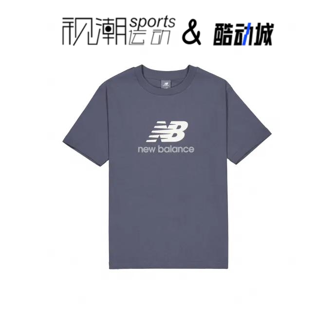 NB石墨黑男女短袖T恤圆领套头