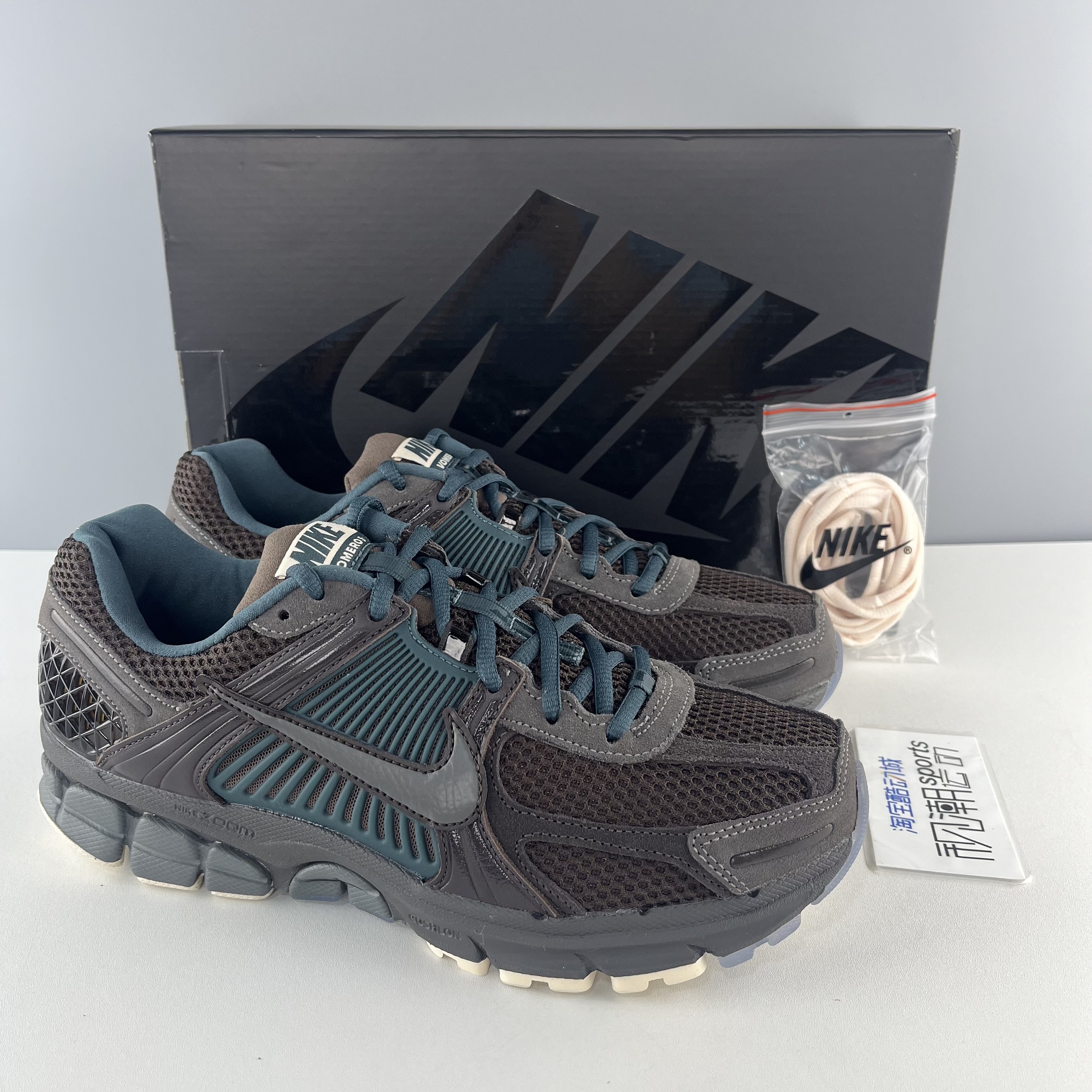 Nike耐克Zoom Vomero5黑色男女透气耐磨休闲低帮跑步鞋FQ8174-237