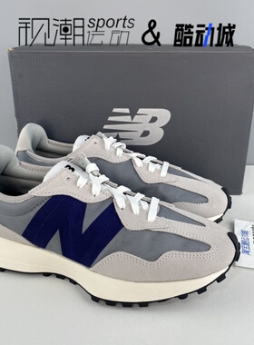 New Balance NB 327 灰蓝男女舒适耐磨透气运动休闲跑步鞋MS327FC