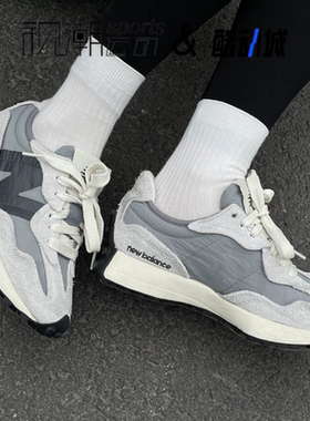 NewBalance NB 327灰紫色男女复古透气舒适运动休闲跑步鞋U327WCA