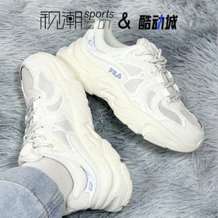 FILA斐乐火星三代 星白女子舒适简约百搭运动休闲鞋F12W432103FSC
