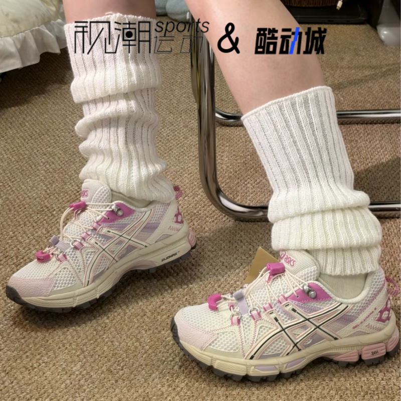 Asics亚瑟士Gel-Kahana 8 FL粉红色女子休闲跑步鞋1203B031-203