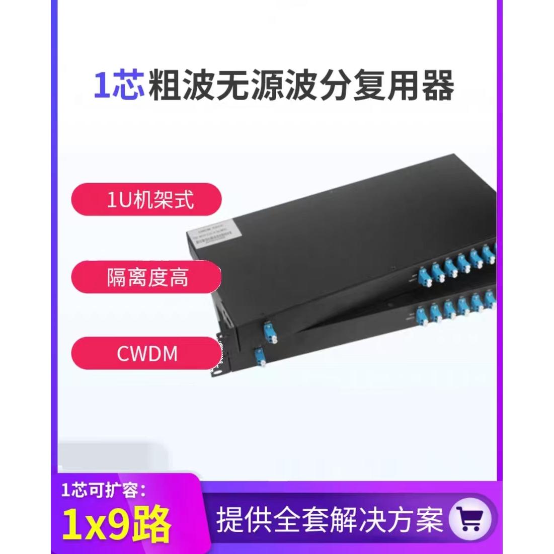 单芯 18通道 无源波分复用器 光纤扩容 CWDM 合波解波 1271~1611nm