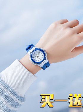 儿童手表男童防水防摔只看时间6岁8小学生sb男孩12女童10考试专用