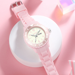 手表女款 静音考试用初中生少女防水女 中学生初高中女生2026年新款