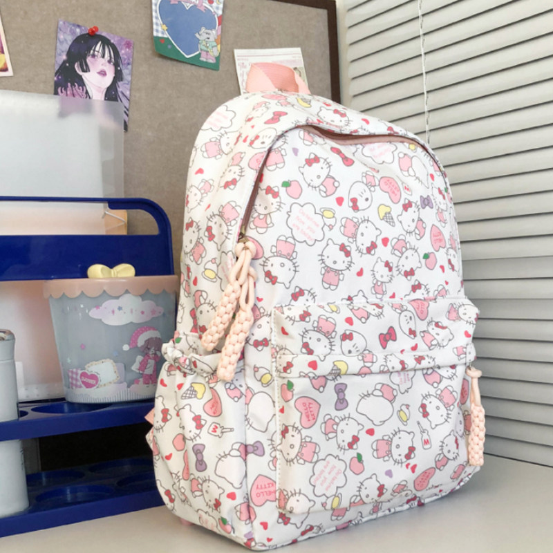 女款背包卡通背包KT猫背包儿童背包大容量双肩包学生书包校园背包