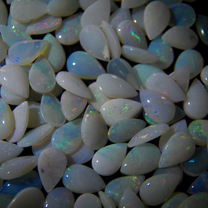 天然澳大利亚原石欧泊/opal/澳宝5*8mm水滴形