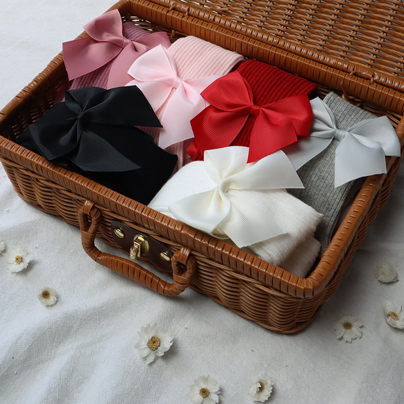 ins儿童西班牙洋气手工大蝴蝶结