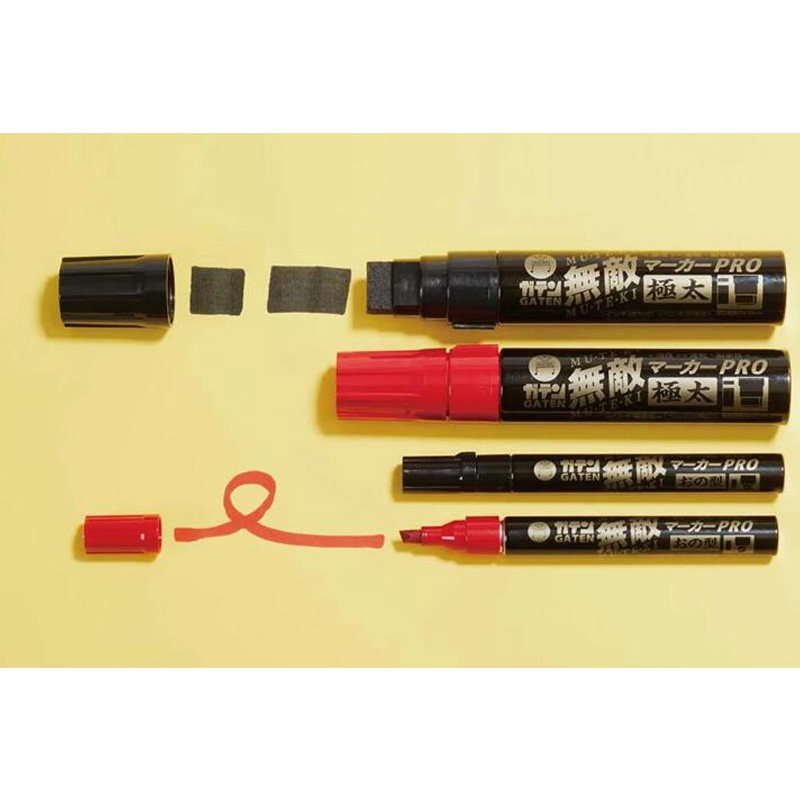 일본 수입 TERASHI CHEMICAL GATEN 무적 마커 프로 방수 내마모성 시멘트 목재 속건 산업