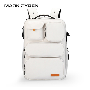 马可·莱登双肩背包大容量旅行包休闲时尚 大学生书包笔记本电脑包