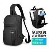 Мужская вместительная и большая сумка на одно плечо, универсальная нагрудная сумка, ноутбук, рюкзак