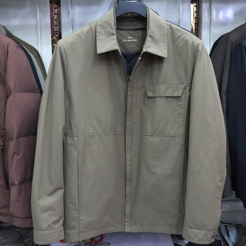 2025冬季新款杰克雄狮男装休闲男士简约翻领轻便活套羽绒服66830