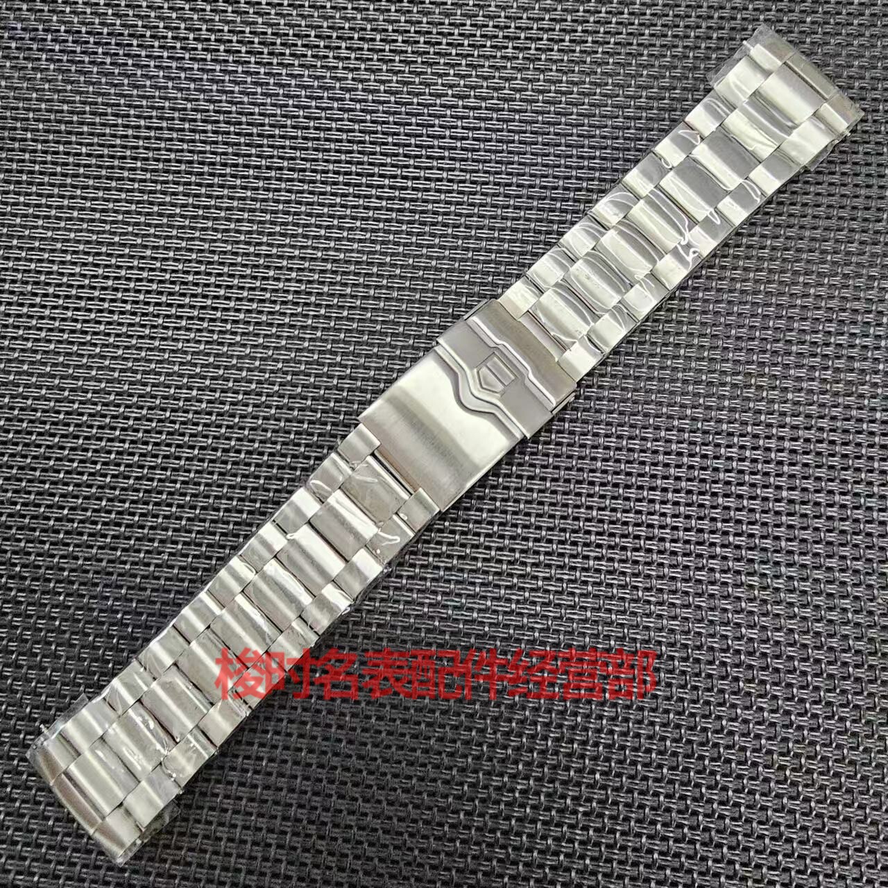 豪雅f1表带钢带原装男waz211a金属手表带弧口精钢钢表带21.5mm