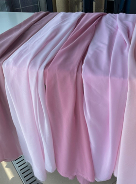 婚庆纱幔户外婚礼背景装饰布置白色粉色布料舞台吊顶雪纺半透布料