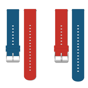 适用于Dickies帝客fila斐乐华为硅胶表带防水替换针扣20mm手表带