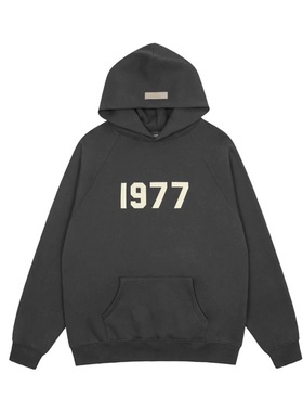 SS22 复线1977美式高街植绒套头连帽加绒时尚外套卫衣