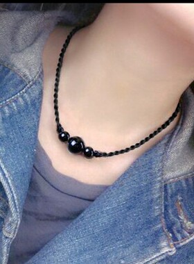 玛瑙百搭男士日韩风复古学生吊坠