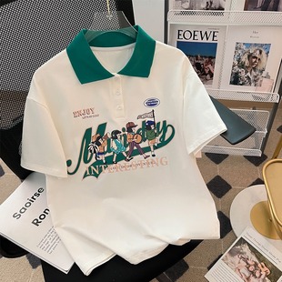 9女孩韩版 2023新款 洋气儿童中大童夏装 Polo衫 T恤夏季 女童短袖 童装
