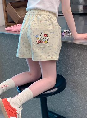 女童夏季短裤儿童夏款五分裤