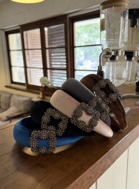 2025新款高级气质丝绒蝴蝶结发箍发饰发夹头箍发卡头饰