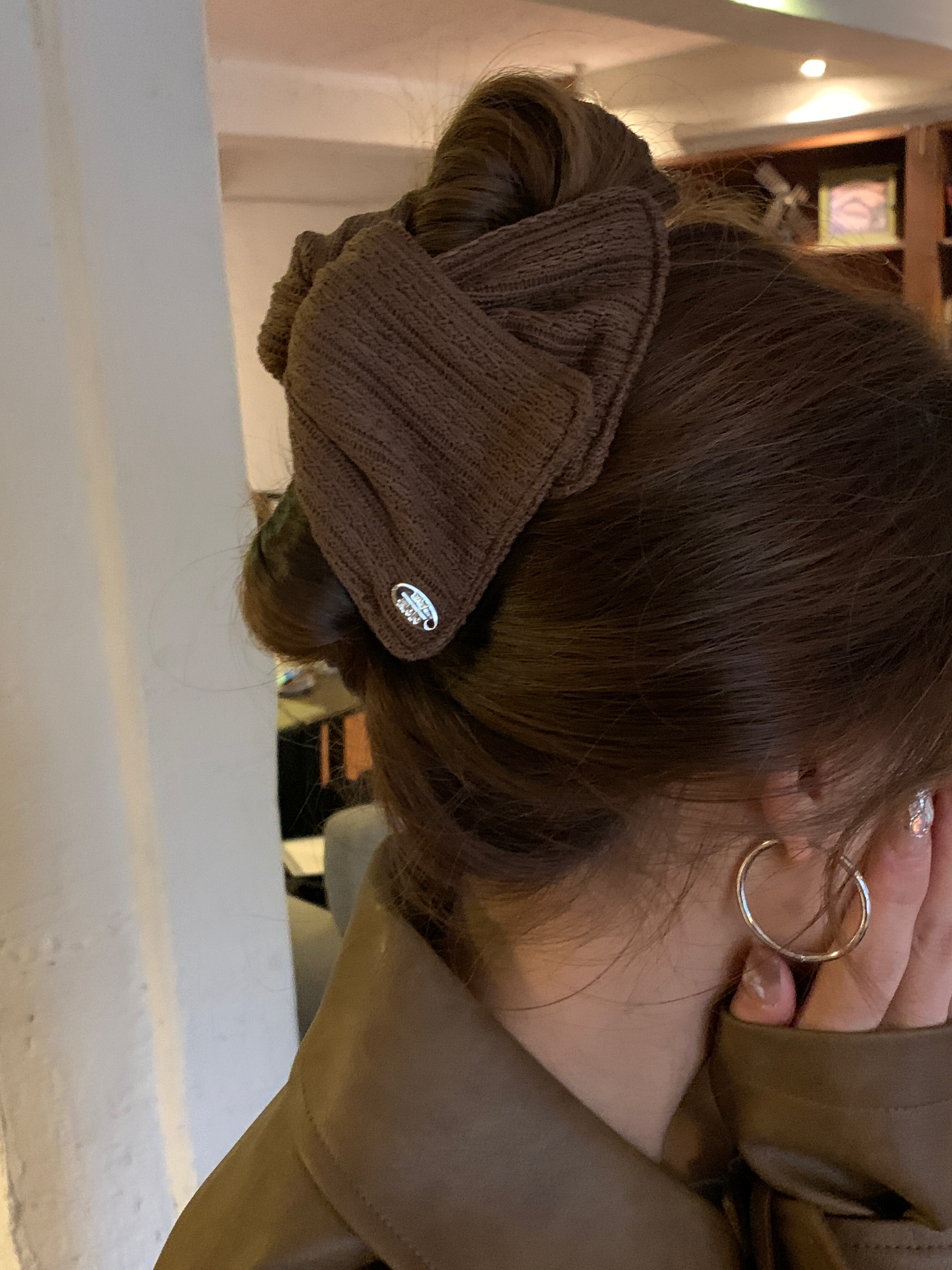 韩国进口毛线2025新款高级感气质秋冬简约高级色复古抓夹大号发夹,饰品/流行首饰/时尚饰品新,发饰,淘宝优惠券,粉丝福利购,淘宝优惠卷