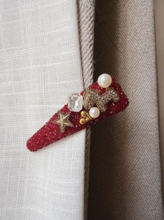 上新-5过年红色珍珠发夹头饰女2026新款轻奢小众碎发刘海夹发饰