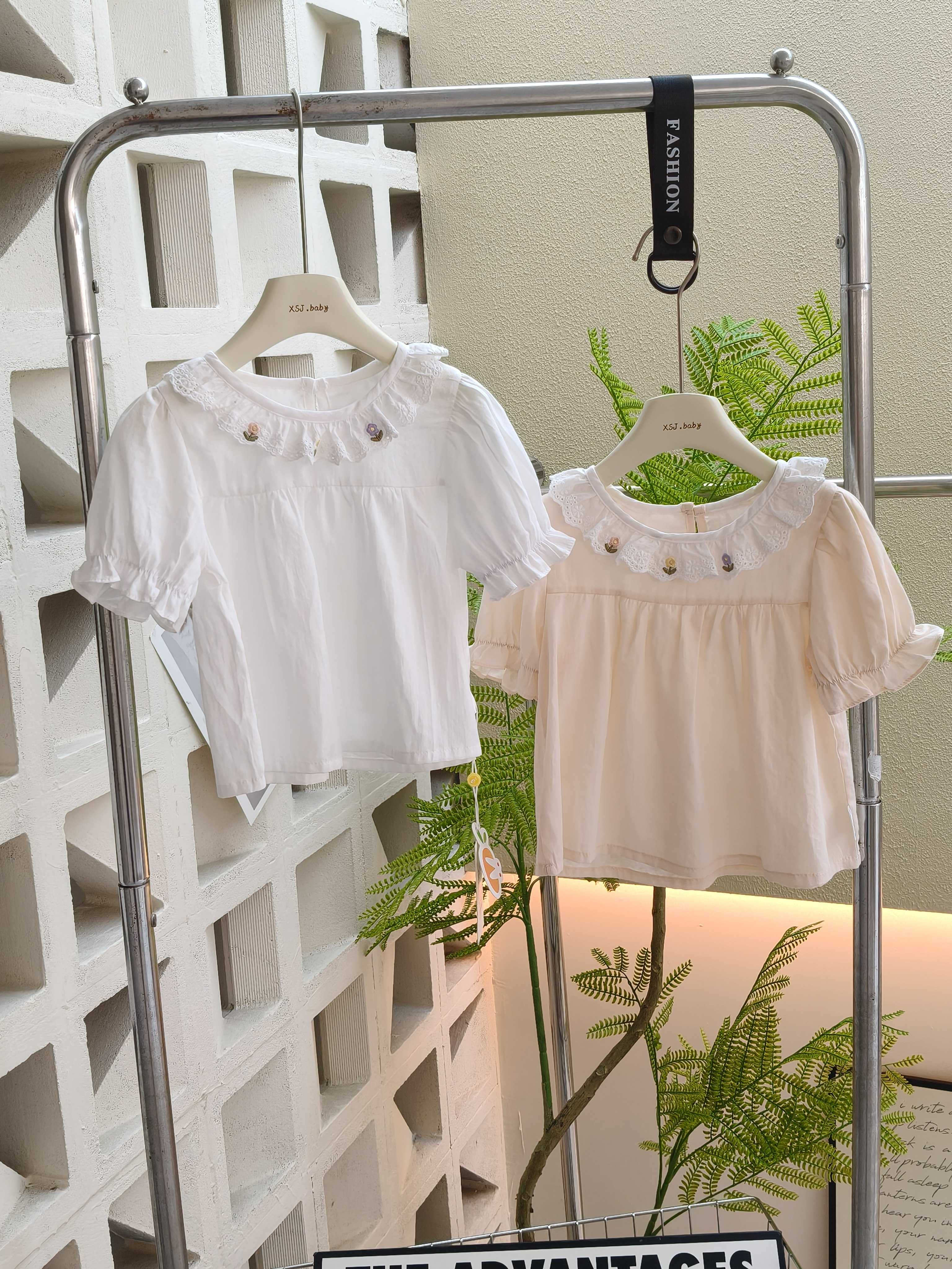 小沈家婴幼儿童装夏季新款女童短袖小衫夏季新款儿童夏装薄款上衣