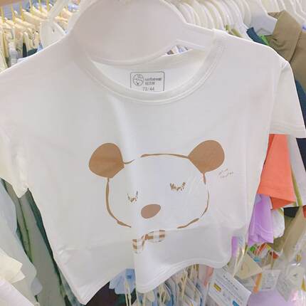 婴幼儿童装旺贝特夏季宝宝莫代尔短袖T恤上衣特价