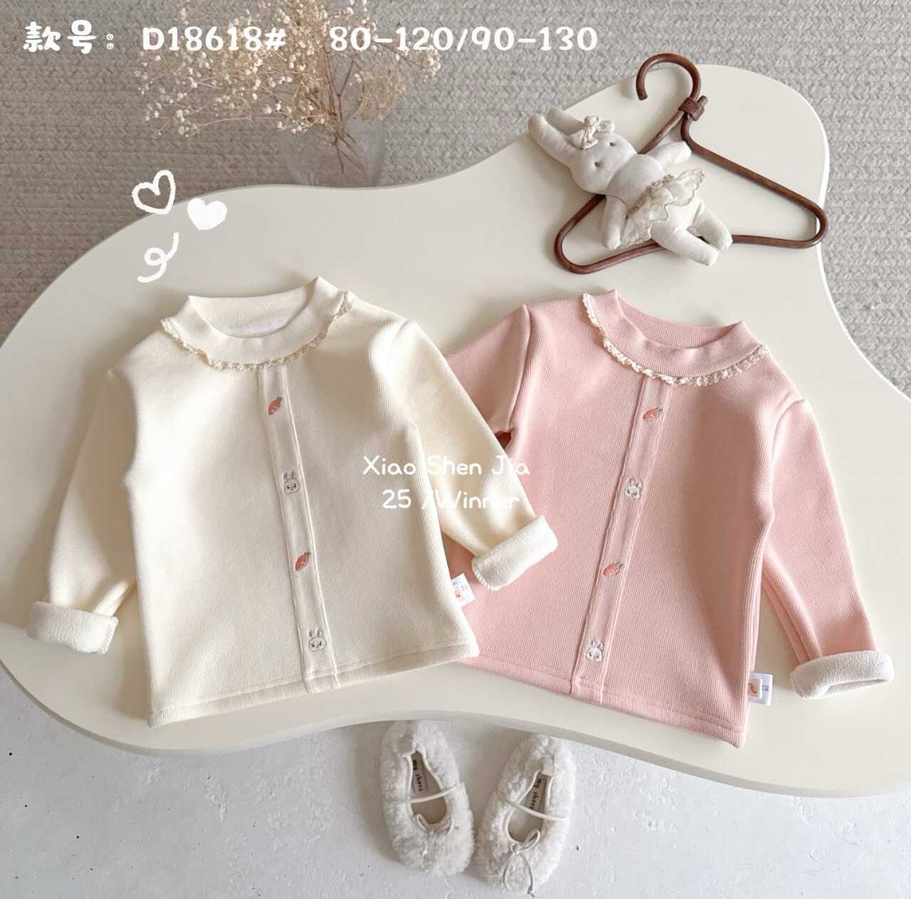 小沈家婴幼儿童装小童女童2025秋冬装新款宝宝长袖洋气上衣百搭