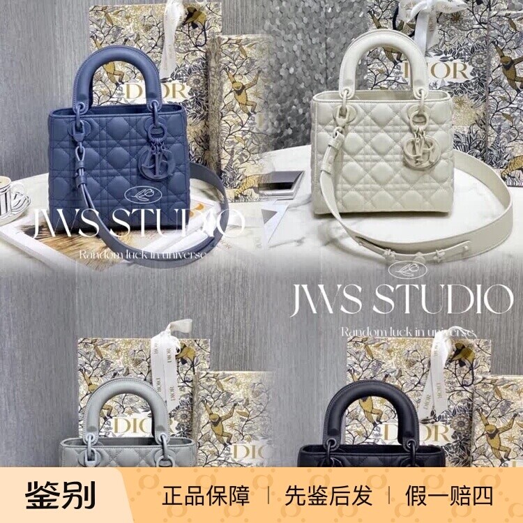 新款奢店代购 2024正品 DIOR/迪奥 磨砂雾面款牛皮五格小号戴妃包
