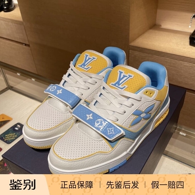 奢店 2025新款 LV/路易威登 TRAINER 魔术贴运动鞋 1AIIZ0 1AIIYG