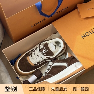 奢店代购 2025新款 LV/路易威登 TILTED 绒面牛皮运动鞋 1AJ749