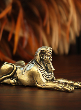 跨境古埃及狮身人面像黄铜摆件