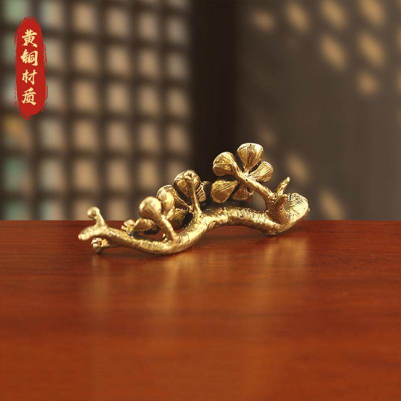 黄铜线香插梅花树枝摆件家居办公室桌面线香插支架做旧铜器工艺品,家居饰品,香托/香盘/香座/香插,淘宝优惠券,粉丝福利购,淘宝优惠卷