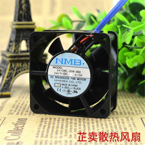 原装  6025 24V 6cm 6厘米 双滚珠变频器风扇 2410ML-05W-B50