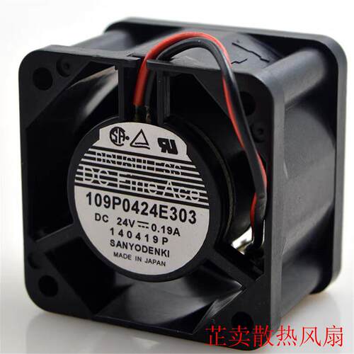 4028 24V 0.19A 109P0424E303 4cm 4厘米 大风量变频器风扇