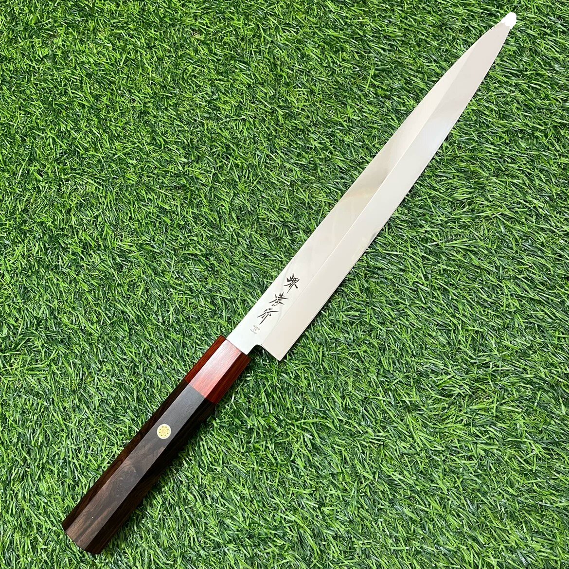 日本柳刃刺身刀料理刀寿司刀三文鱼专用刀高端商用厨具银三鋼锻造图片