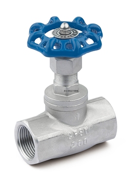 304 316不锈钢B型截止阀J11W-16P丝扣NPT美标螺纹G直螺纹DN15 20