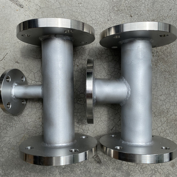 304316L不锈钢法兰三通变径三通