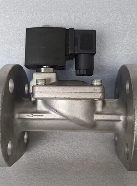 304先导式法兰不锈钢电磁阀220V24V12V常开常闭16公斤316全铜线圈