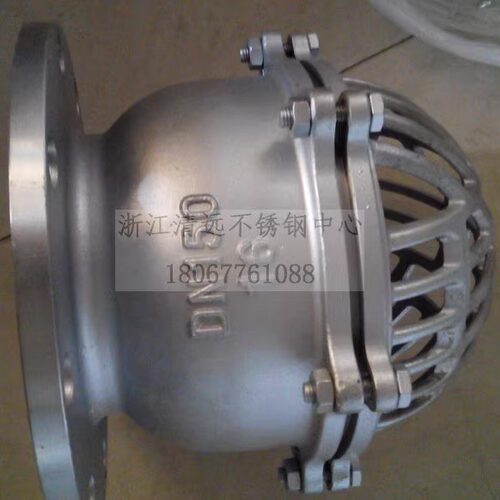 316L不锈钢法兰底阀H42W-16P/6P水泵底阀DN40-500升降式井底阀