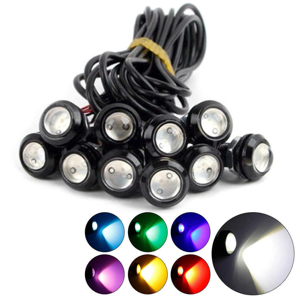汽车led灯 18MM鹰眼灯 9W 23mm流氓螺丝倒车灯 大功率led车灯