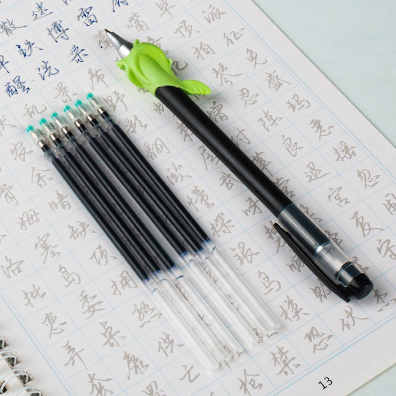 可自动褪色笔儿童学生成人凹槽练字帖专用褪色魔法消失笔反复使用