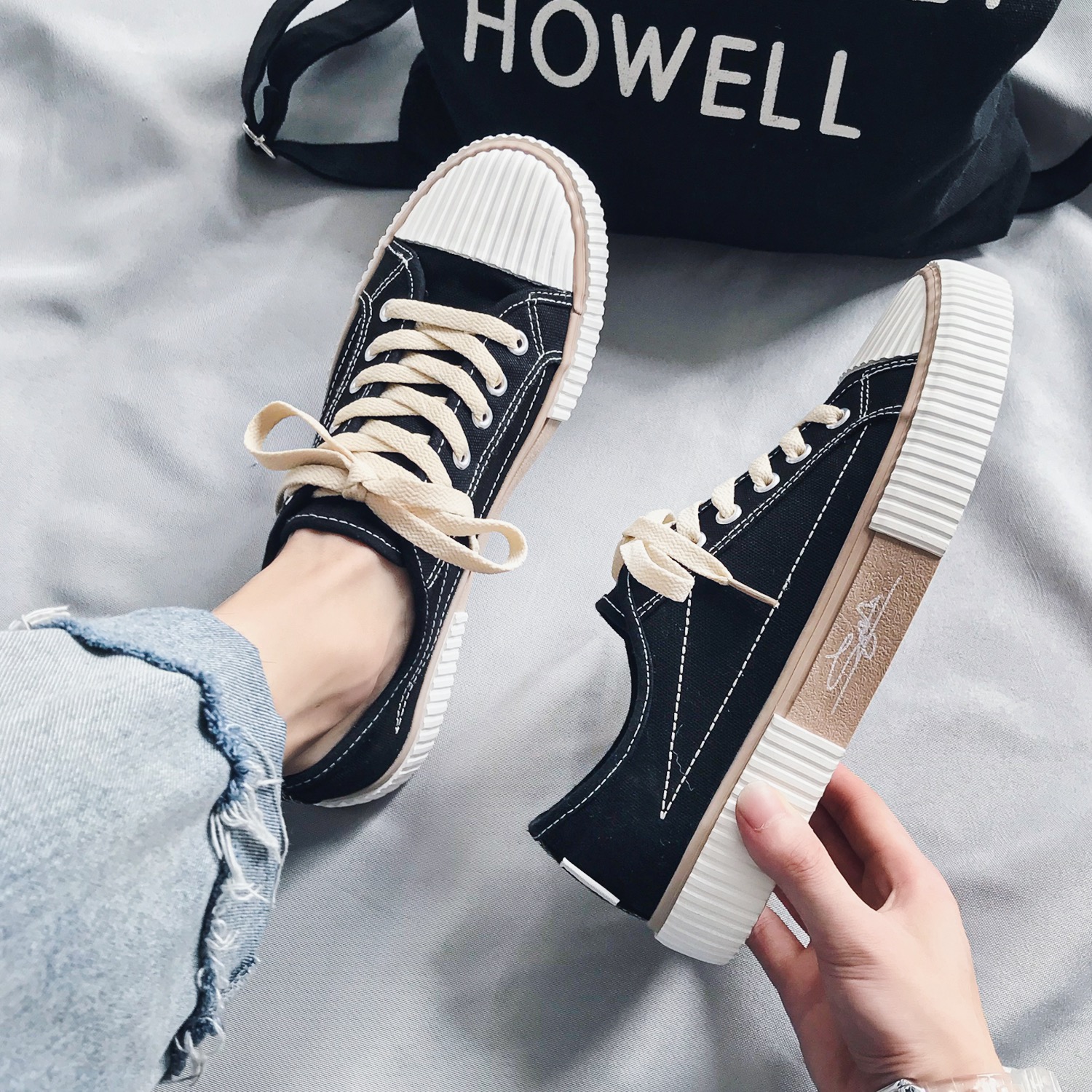 XZ1118-S223P40男士低帮系带帆布鞋板鞋，男鞋帆布鞋，星座1118