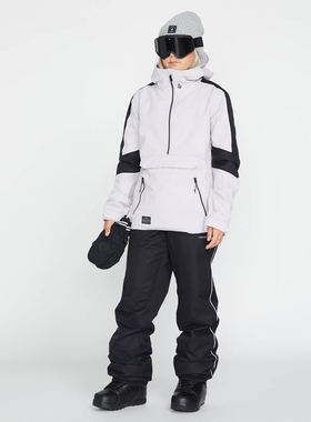 22-23Volcom新款钻石单双板滑雪雪服全面防水保暖女士滑雪服