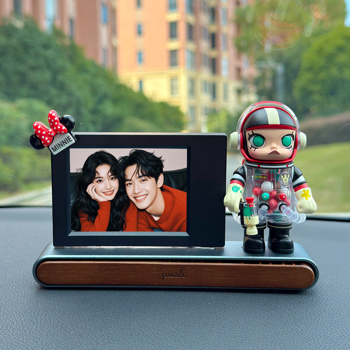 拍立得照片框停车号码牌摆件